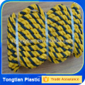 3mm-40 mm 3 strands twisted colored pe rope